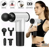 💪 Pistola de Masaje Portátil 6 Velocidades – Alivio Muscular con 4 Cabezas Intercambiables