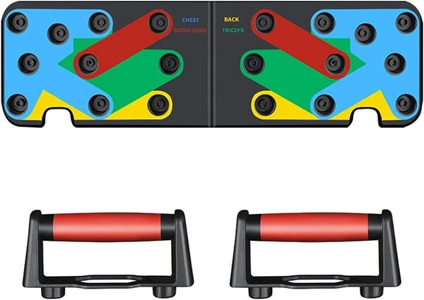 💪 Tabla de Flexiones 12 en 1 – Sistema de Entrenamiento Multifuncional