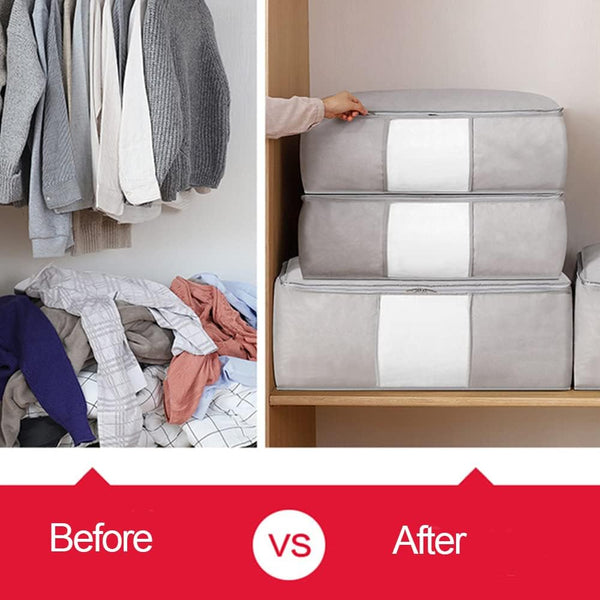 Organizador de Ropa – Bolsa de Almacenamiento de Gran Capacidad