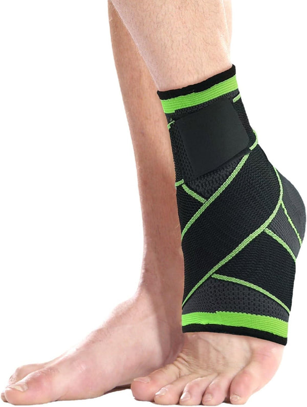 🦶 Tobillera de Compresión Ajustable – Soporte para Deportes, Dolor Articular y Recuperación