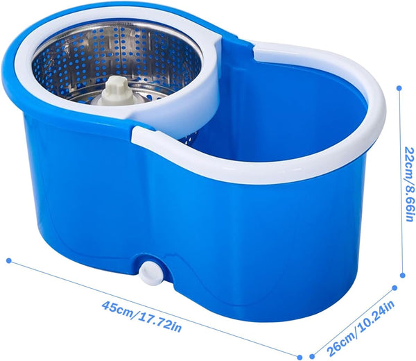 🧼 Set de Mopa Giratoria 360° con Cubo de Acero Inoxidable