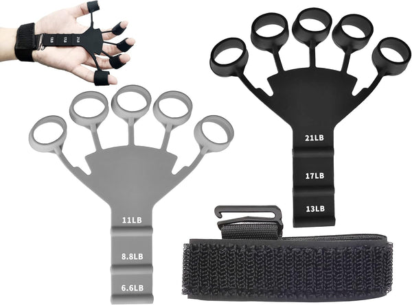 🖐️ Fortalecedor de Dedos y Agarre – 6 Niveles de Resistencia