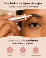 Depiladora eléctrica para cejas recargable - DOMICENTRO