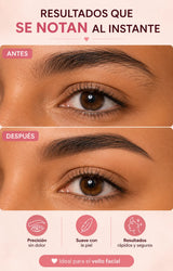 Depiladora eléctrica para cejas recargable - DOMICENTRO
