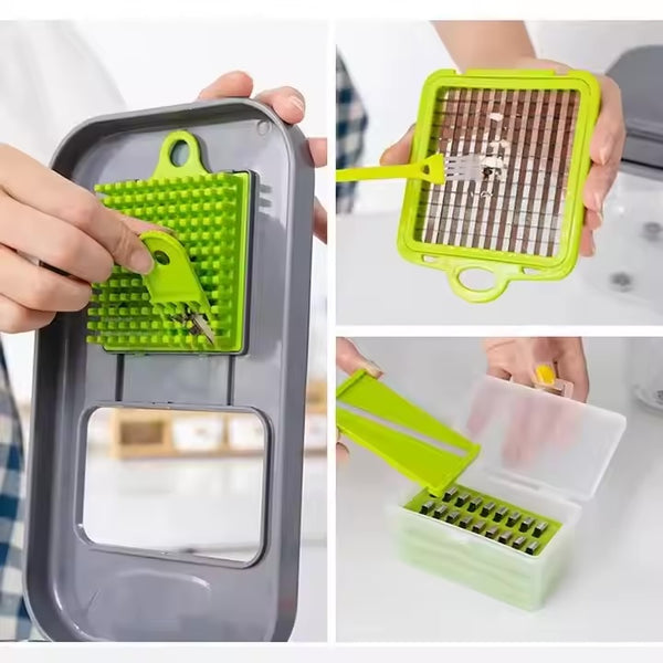 🥕 Cortador de Verduras Multifuncional – 20 en 1