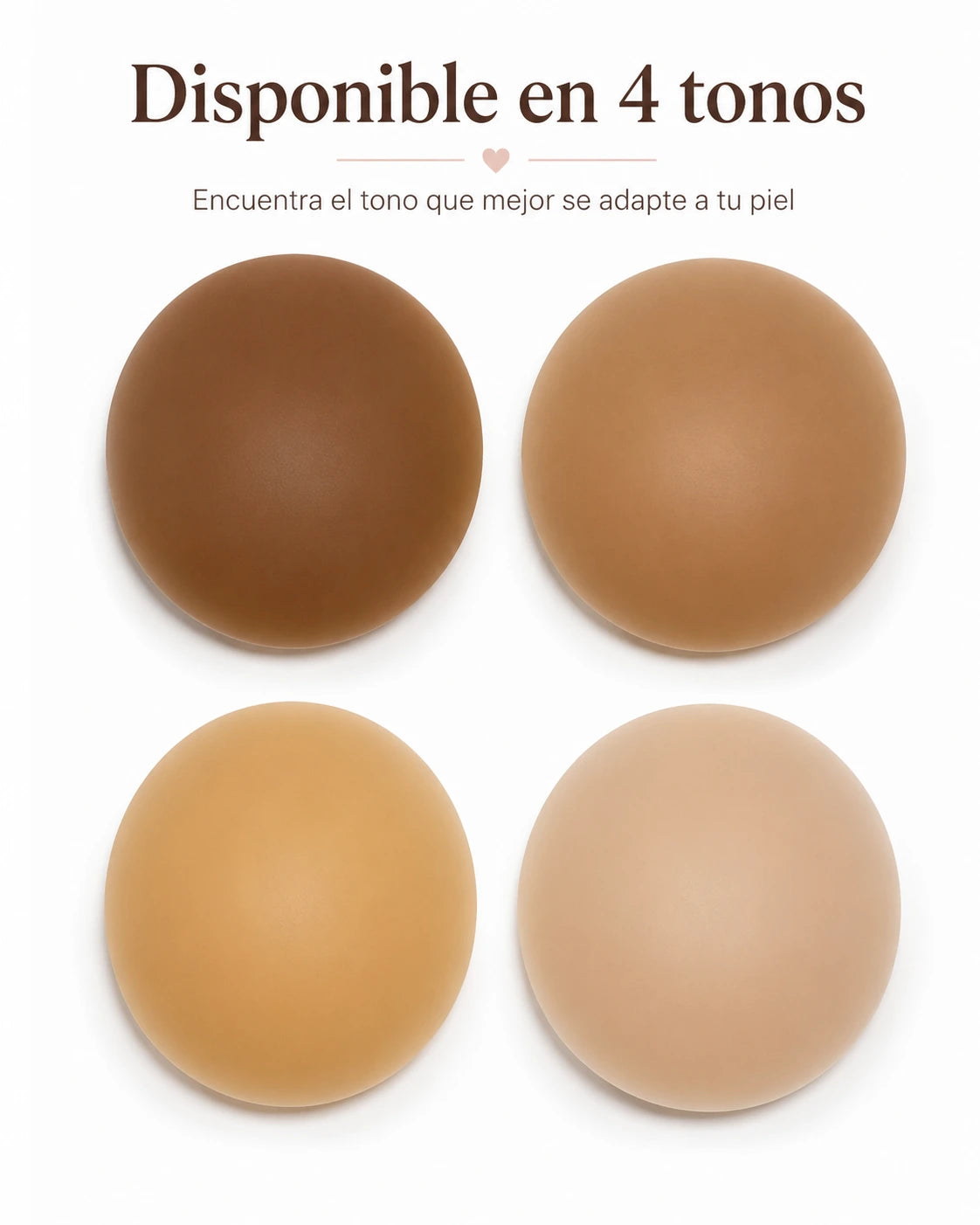 Nipple covers de silicona reutilizables - DOMICENTRO