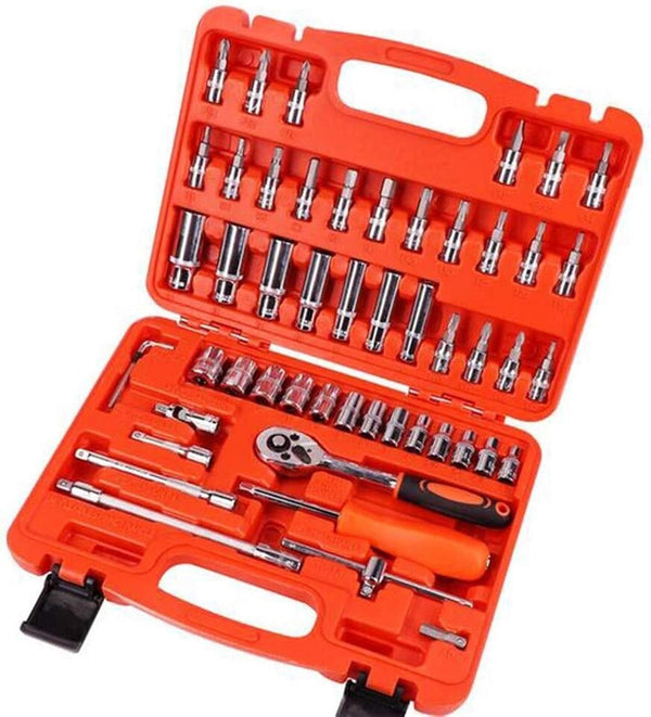 Set de Herramientas 46 Piezas – Llave de 1/4”