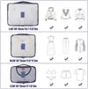 Cubos de Empaque para Viaje – Kit Organizador 6 en 1 (Azul Marino)